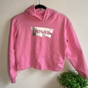 Levi’s  girl’s cropped hoodie size Xl 13-15 years